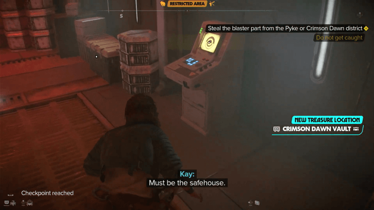 Star Wars Outlaws - Entering The Crimson Dawn Vault