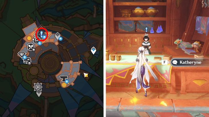 Genshin Impact - Toward Red-Hot Adventure! - Talk to Katheryne in Natlan