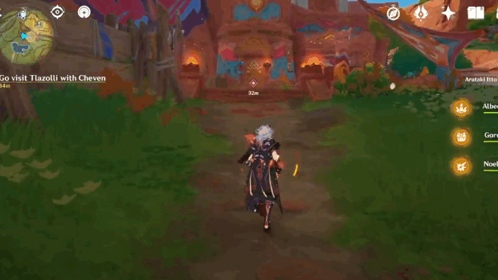 Genshin Impact Hoarse Echoes Walkthrough - Go visit Tlazolli with Cheven