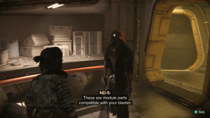 Star Wars Outlaws - ND-5 Gives New Module Parts
