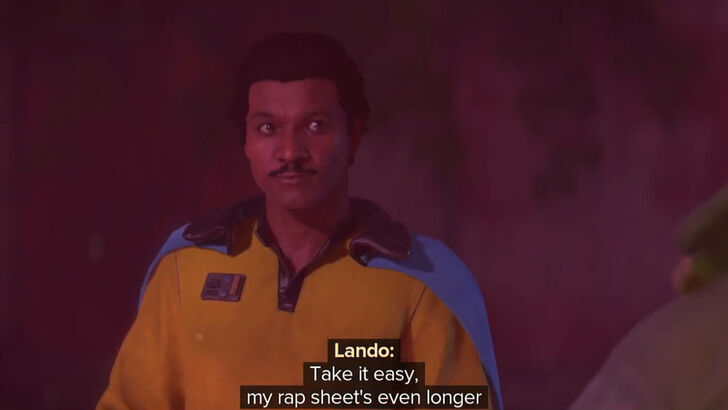Star Wars Outlaws Lando Calrissian