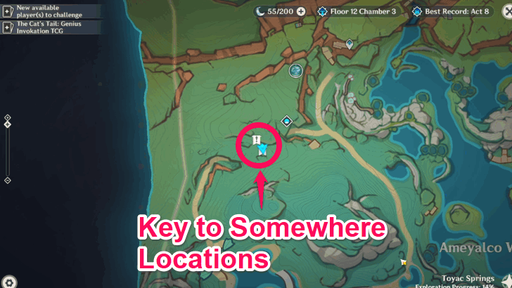 Key to Somewhere Location