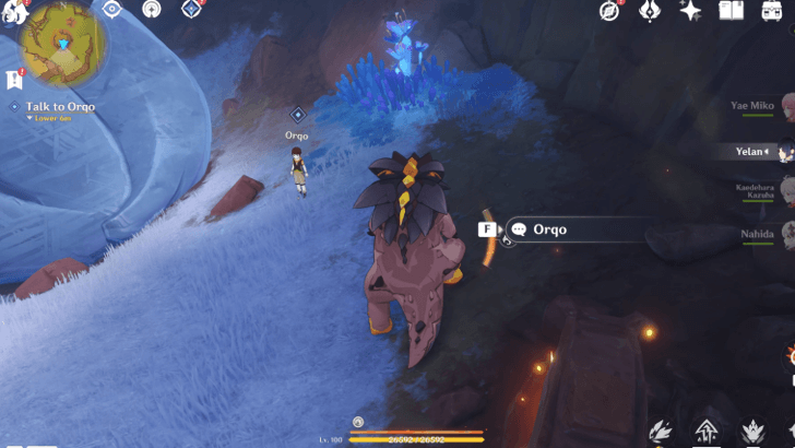 Genshin Impact - To Wish Upon a Star - Talk to Orqo