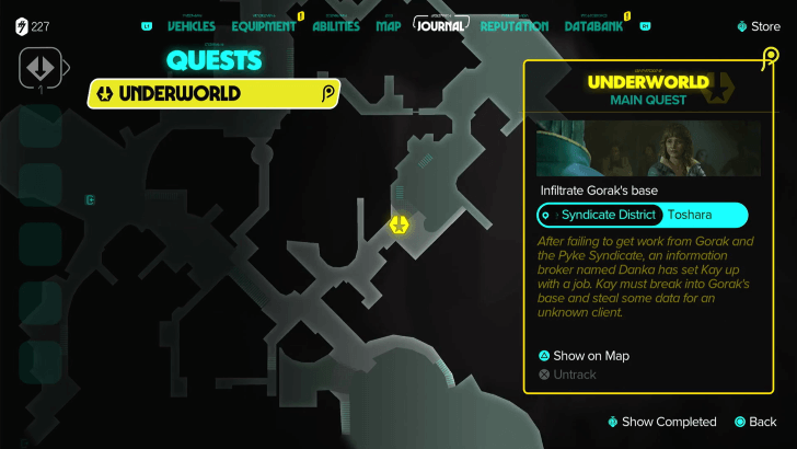 Star Wars Outlaws - Underworld Quest Infiltrate Gorak