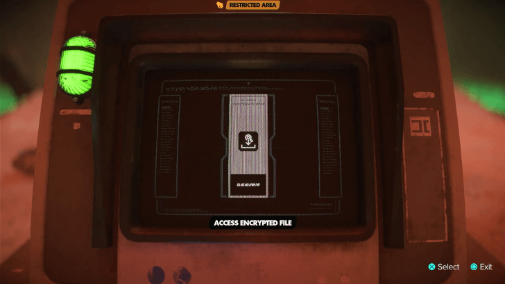 Star Wars Outlaws -Accessing File SK01 in Gorak