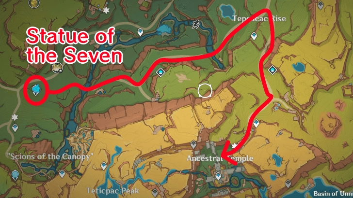 Ancestral Temple location