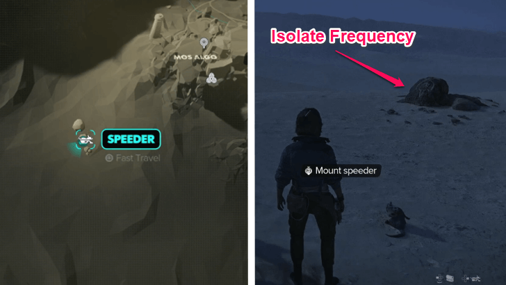 Star Wars Outlaws Vault Isolate Frequency in Tatooine