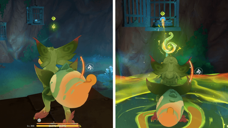 Genshin Impact - Righteous Resistance - Grab the Relay Ball as a Yumkasaurus