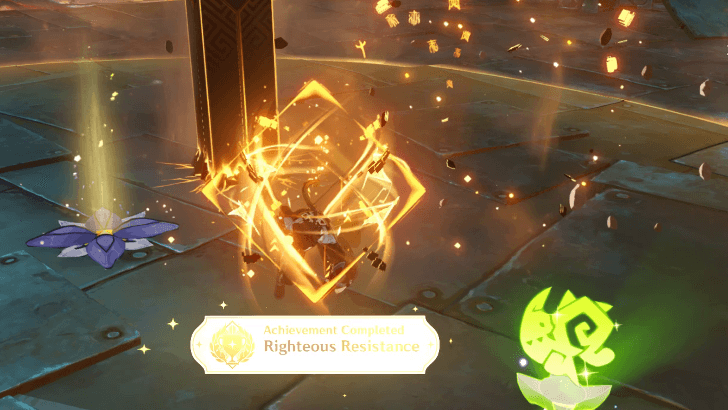 Genshin Impact - Righteous Resistance - Achievement Unlocked