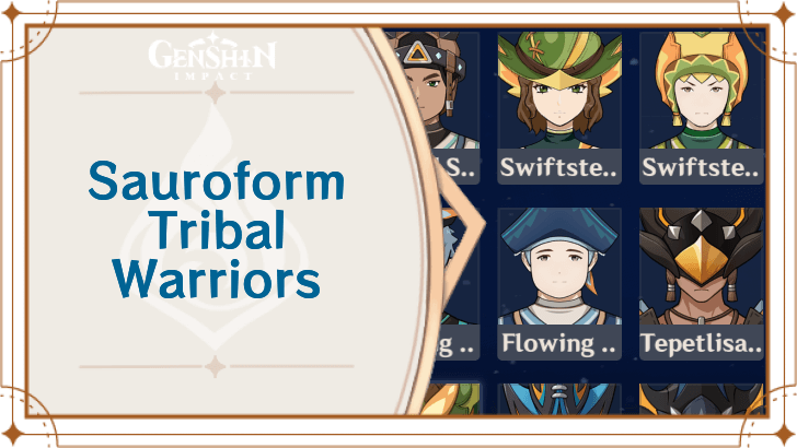 Genshin Impact - Sauroform Tribal Warriors