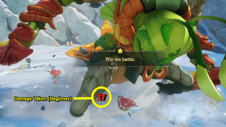 Visions of Mana - Damage Taken Beginner