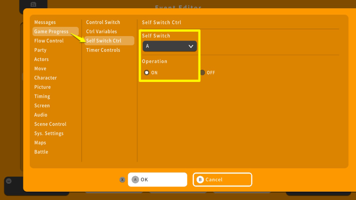 RPG MAKER WITH Self Switch
