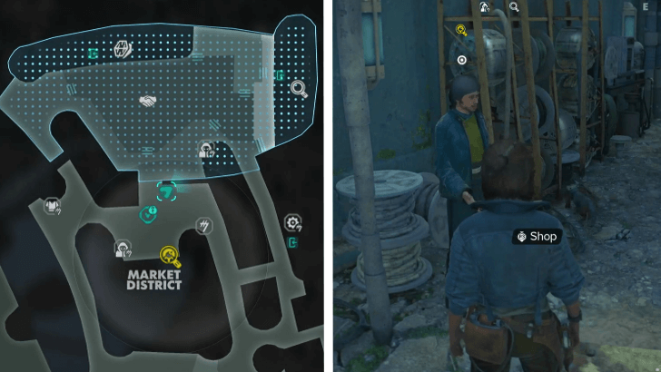 Star Wars Outlaws Shady Merchant Location in Akiva