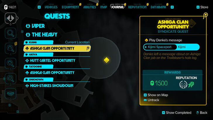 Star Wars Outlaws The Broker Start