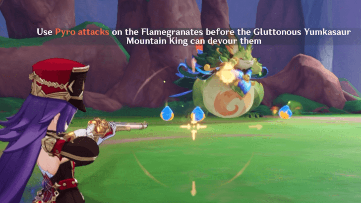 Genshin - Yumkasaurus Flamegranate