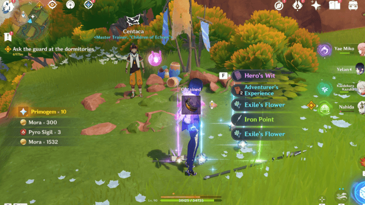 Genshin Impact - Yellow Obsidian Ring - Reward From Warrior