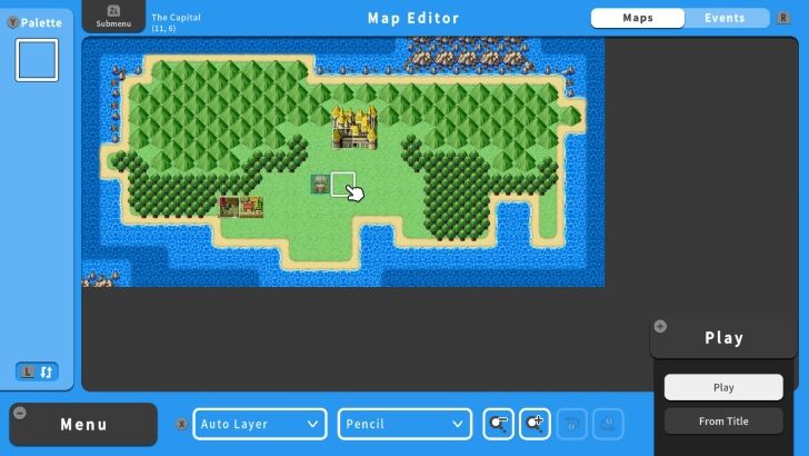 RPG MAKER WITH Overworld Map