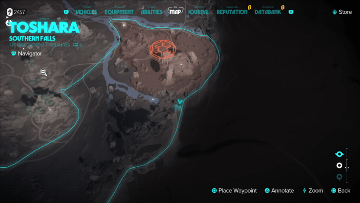 Stolen Imperial Goods Intel Map Location