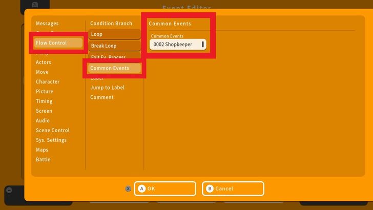 common events shopkeeper