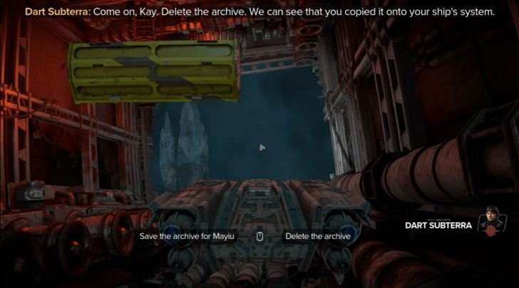 Star Wars Outlaws - Archive Data Choice