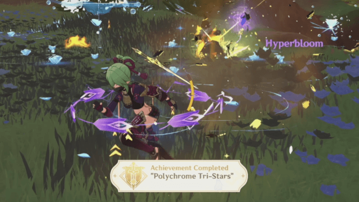 Genshin Impact - Polychrome Tri Stars Achievement