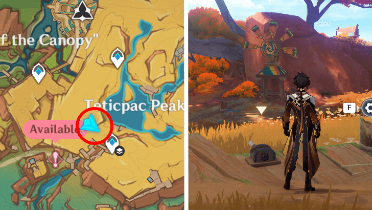 Genshin Impact Broken Graffiti-Marked Stone Location 5