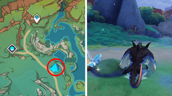 Genshin Impact Broken Graffiti-Marked Stone Location 6