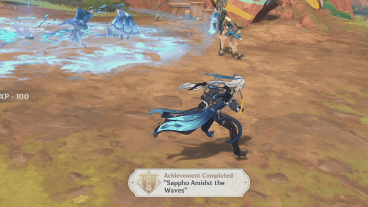 Genshin Impact - Sappho Amidst the Waves Achievement