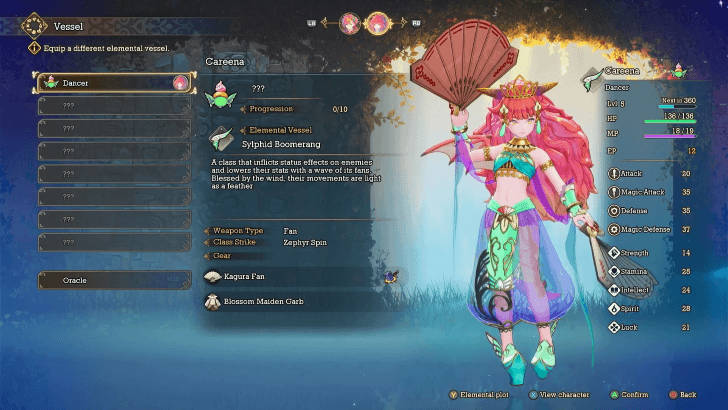 Visions of Mana - Dancer Careena