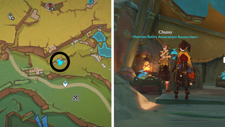 Genshin Impact Iridescent Inscription How to Use - Give to Chuno