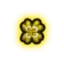 Gold Clover Hairpin Icon