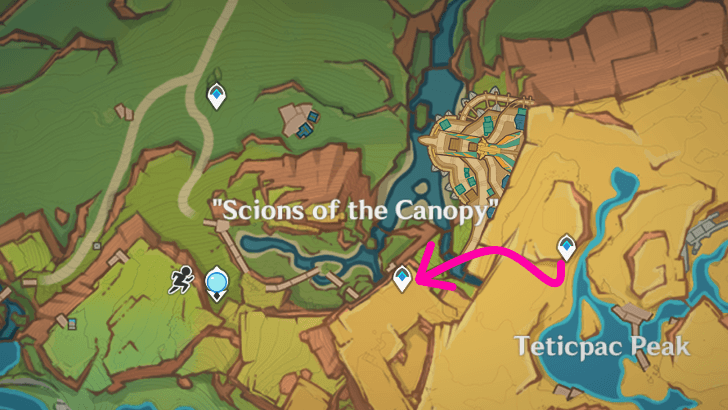 Genshin - How to Get to the Waypoint