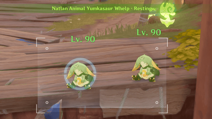 Genshin - Yumkasaur Whelp - Resting
