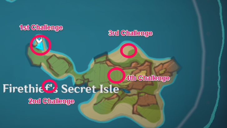 Genshin Impact - Firethief Secret Isle