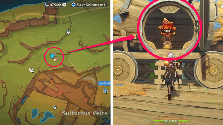 Locked Saurian Cart Location