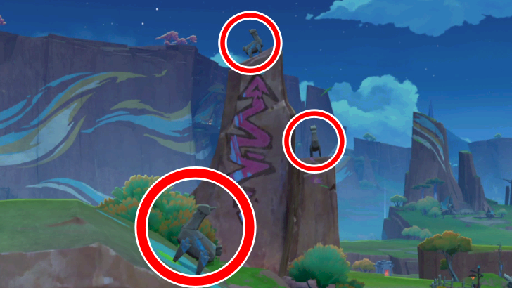 Genshin Impact - Wooden Model Alpaca Placements