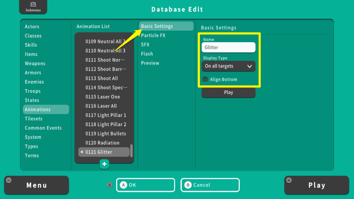 RPG MAKER WITH Basic Settings