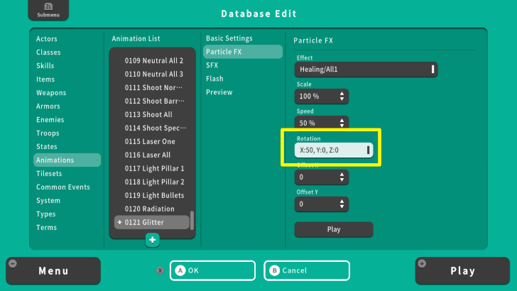 RPG MAKER WITH Rotation