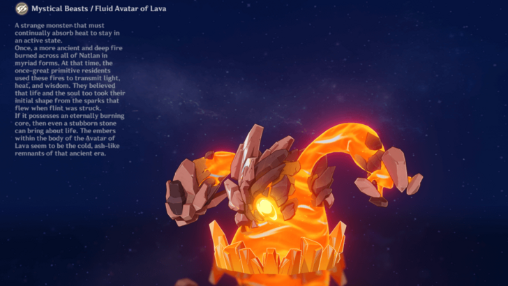 Genshin Impact - Fluid Avatar of Lava