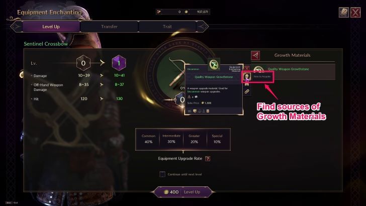 Throne and Liberty - Equipment Materials How to Acquire