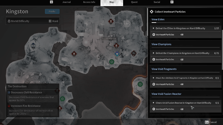 The First Descendant - Collect Ironheart Particles