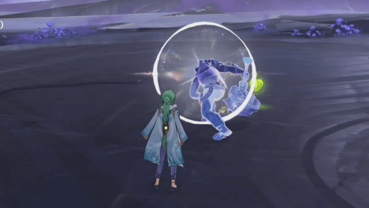 Genshin Impact - Evade Glowign Attacks