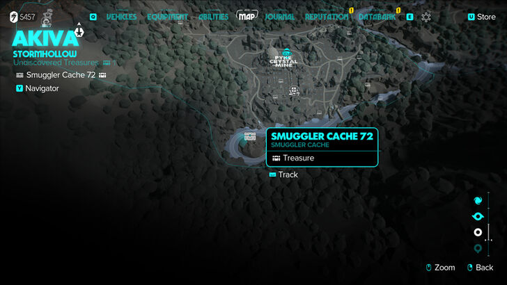 Star Wars Outlaws Smuggler Cache 72 Map