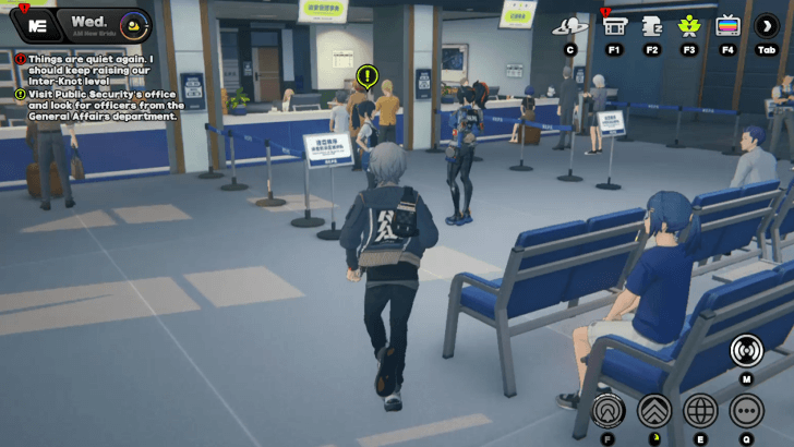 Go and Reapply Quest 1 - Visit the Public Security