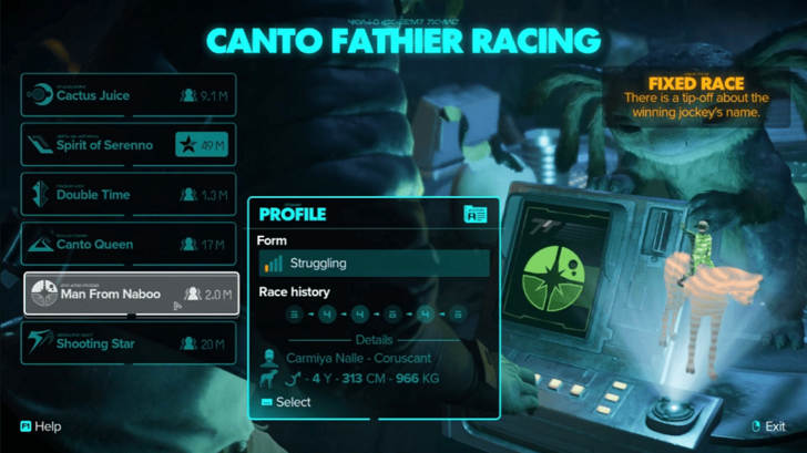 Star Wars Outlaws Fixed Bet