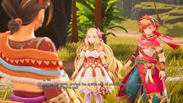 Visions of Mana - Eoren, Val, and Hinna