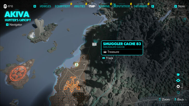Star Wars Outlaws Smuggler Cache 83 Map