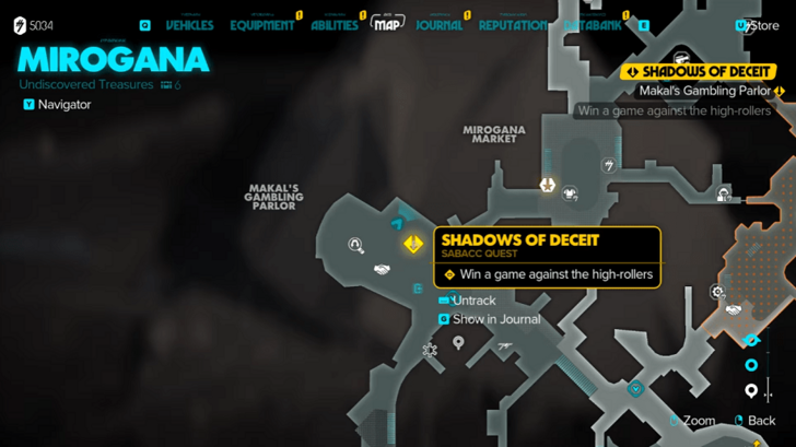 Star Wars Outlaws Shadows of Deceit Location