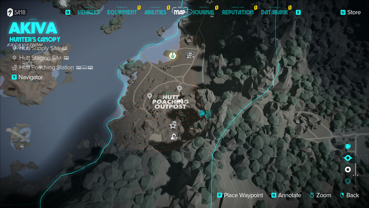 Star Wars Outlaws  Location Map