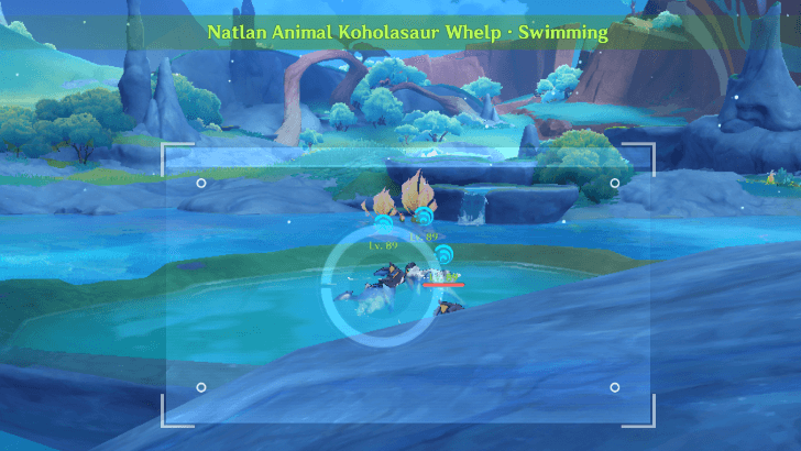 Genshin - Koholasaur Whelp - Swimming